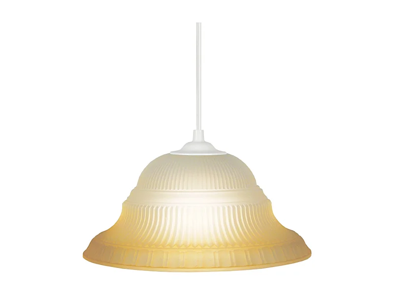 Suspensión  TOSEL ,vidrio,Gris ,A70xD23xP23cm