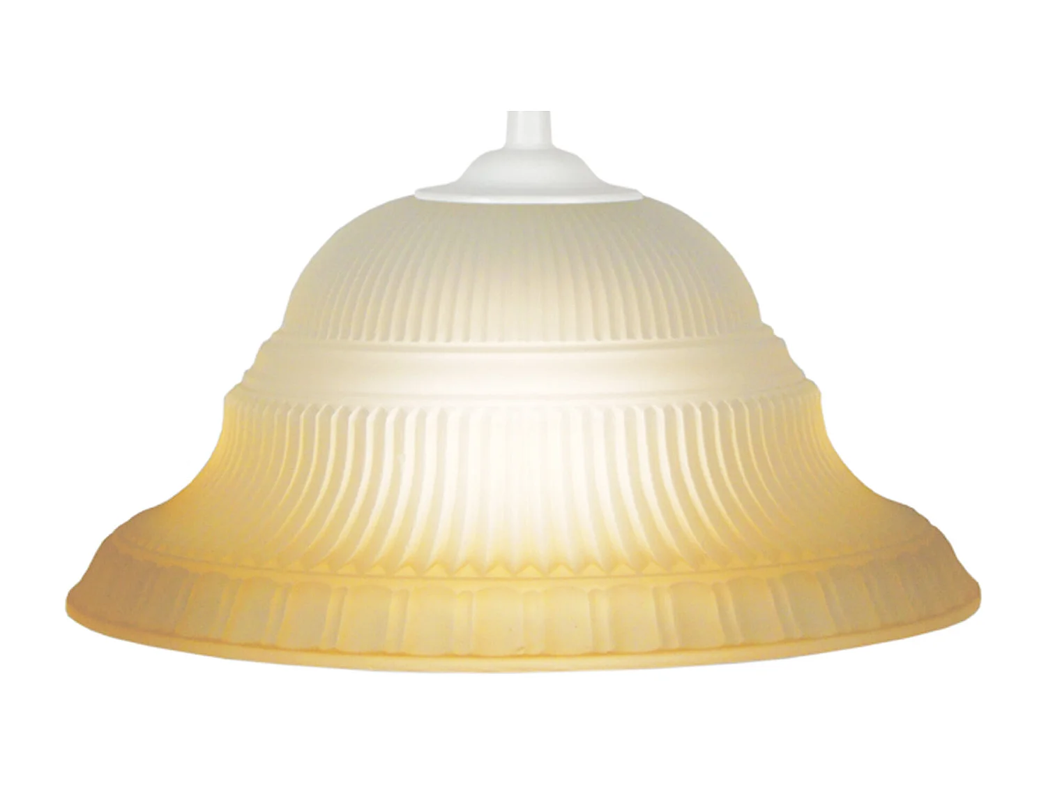 Suspensão TOSEL  AMERICA vidro cúpula âmbar D23 x  H70  cm