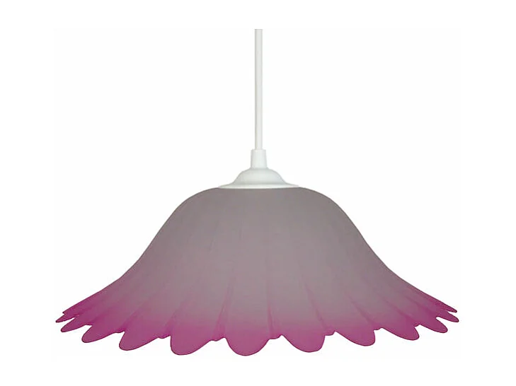 Suspensão TOSEL  EGLANTINE metal cúpula Verde D30 x  H110  cm