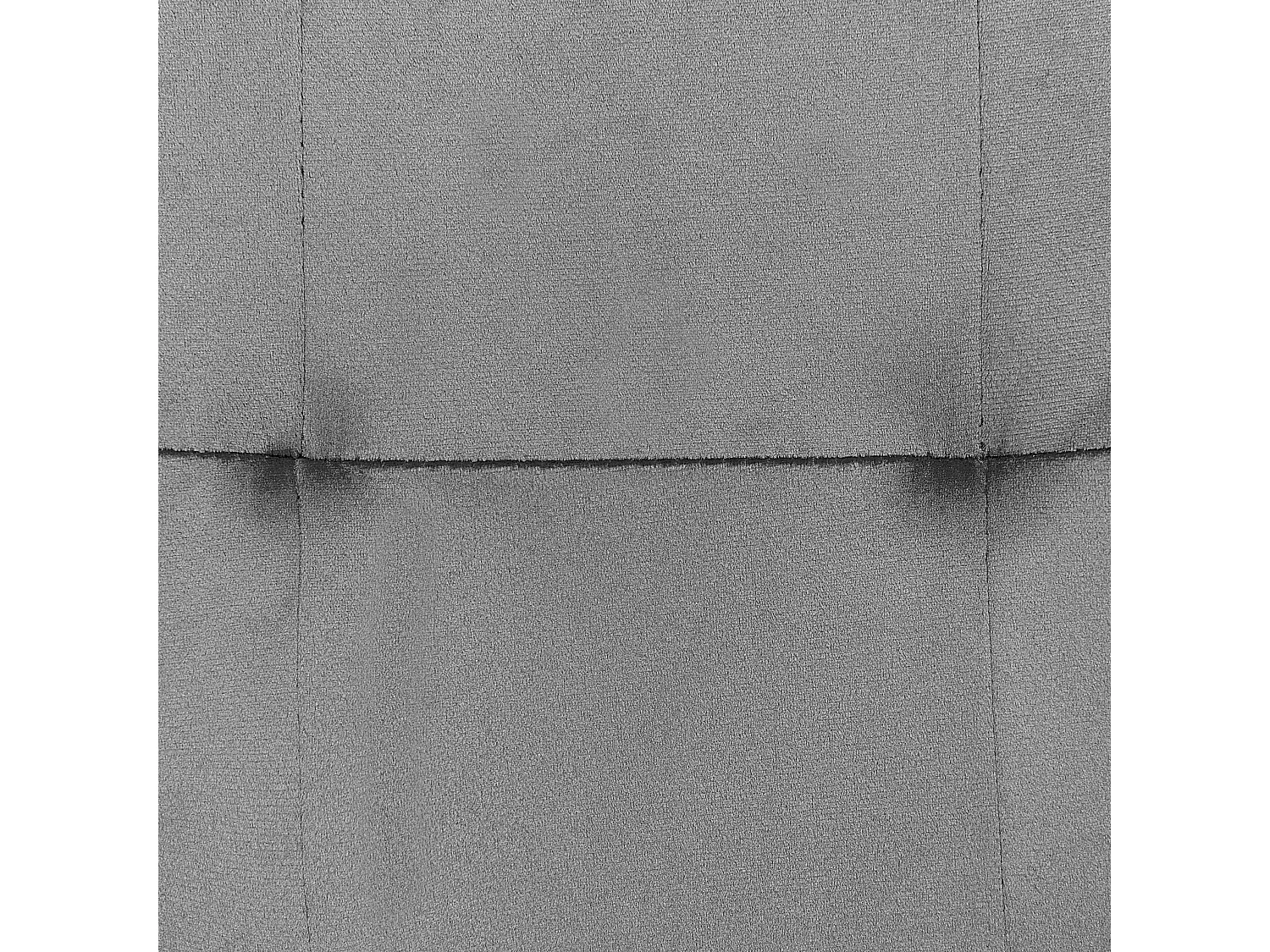 Esszimmerstuhl 2er Set Samtstoff grau Metallbeine schwarz Glamourös Jasmin