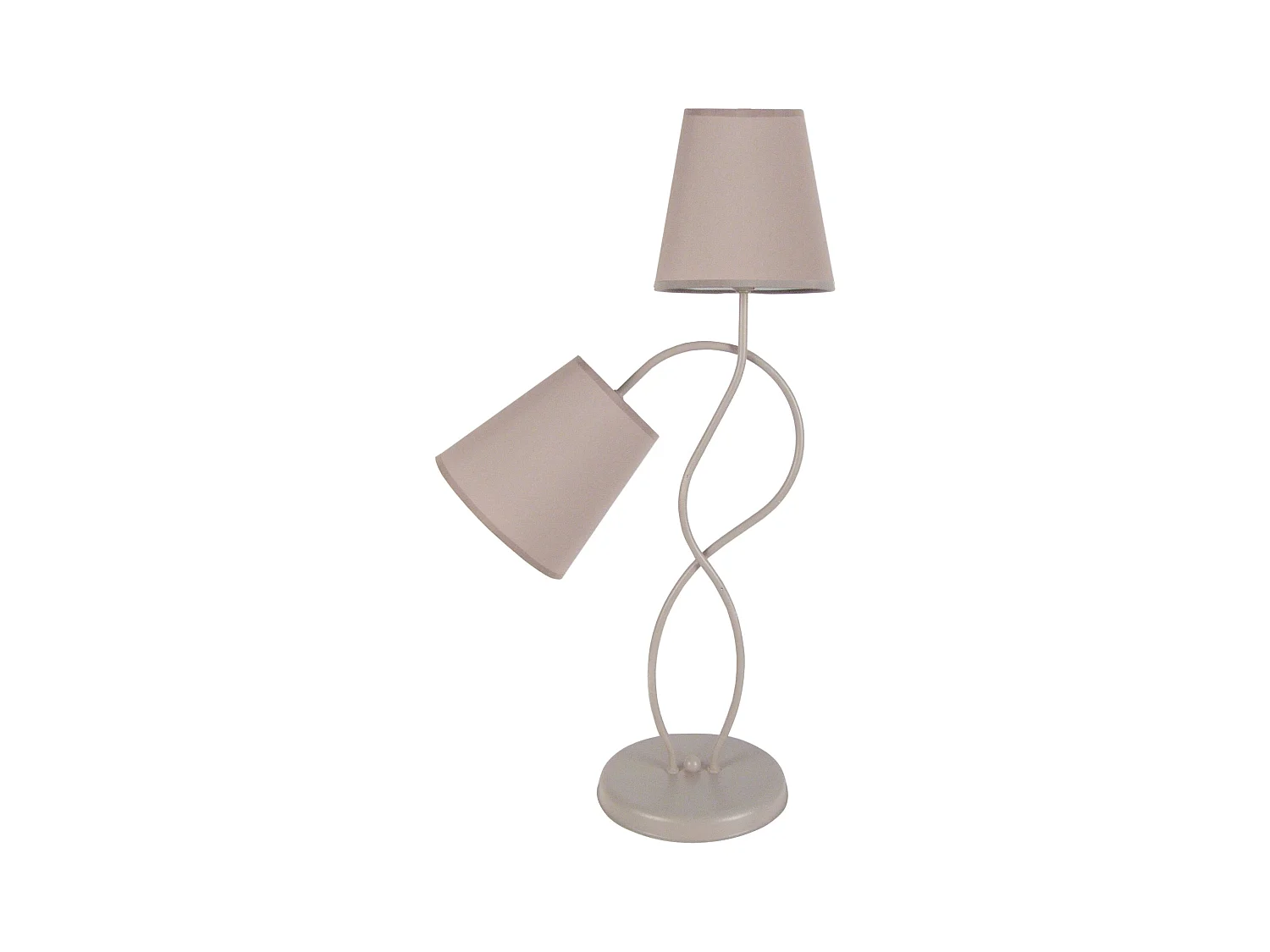 Lampe de Chevet TOSEL ,métal,Gris ,H65xD40xP40cm