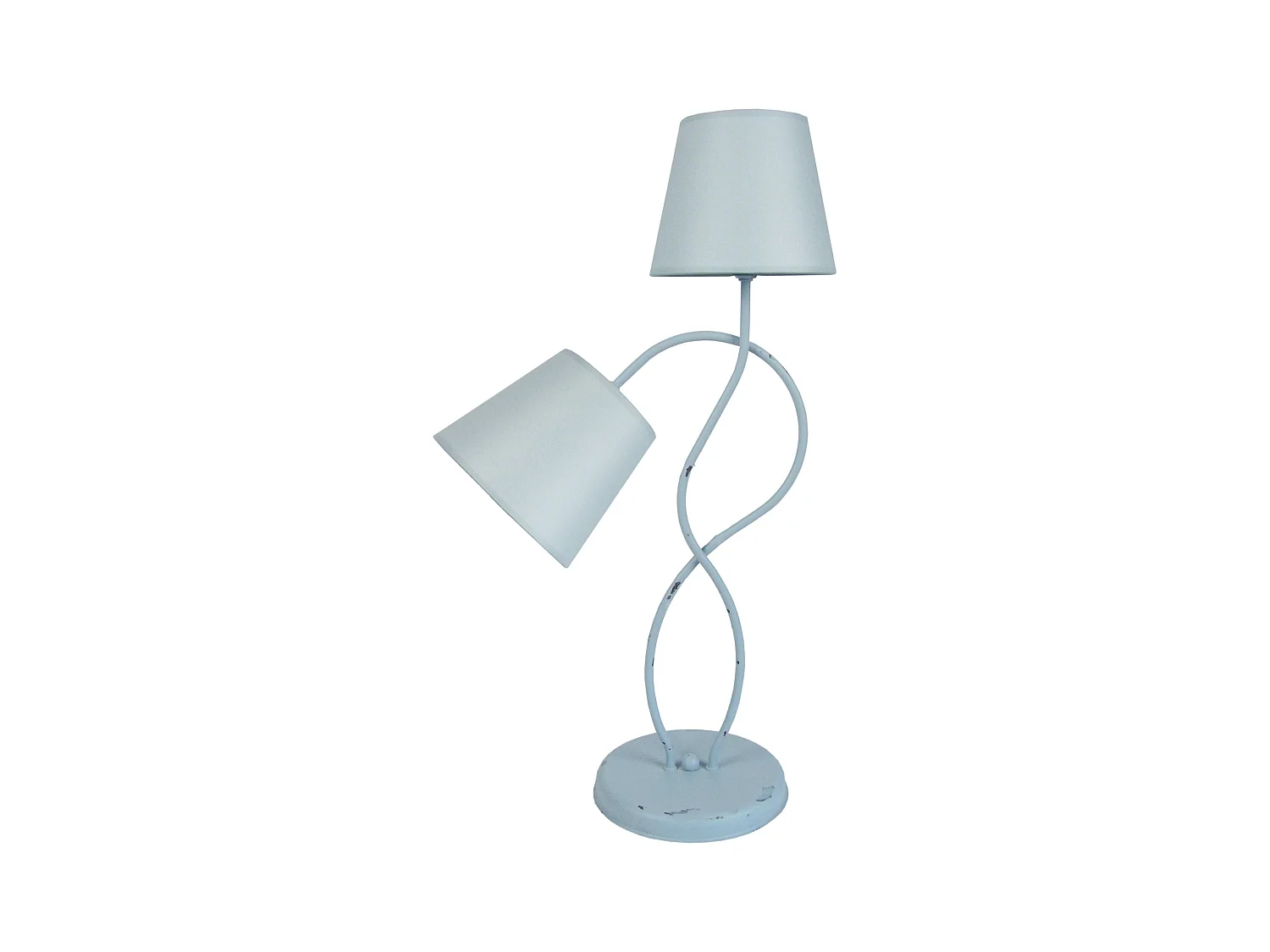 Lampe de Chevet TOSEL ,métal,Gris ,H65xD40xP40cm