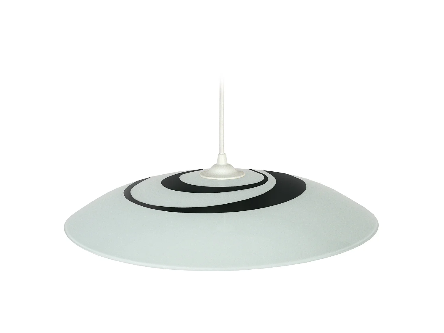 SERITONDO - Suspension dôme verre noir