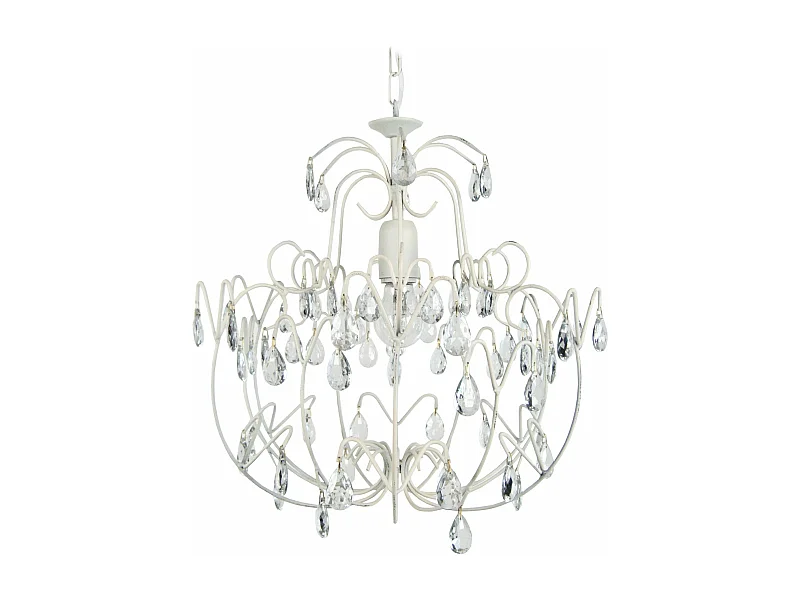 Suspensão TOSEL  PAMPILLES cordão de algodão globo preto D20 x  H90  cm