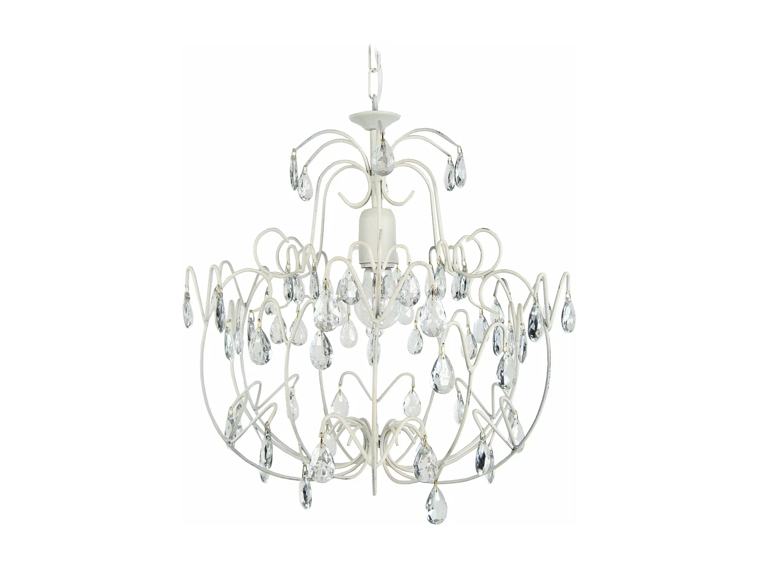 Suspensão TOSEL  PAMPILLES cordão de algodão globo preto D20 x  H90  cm