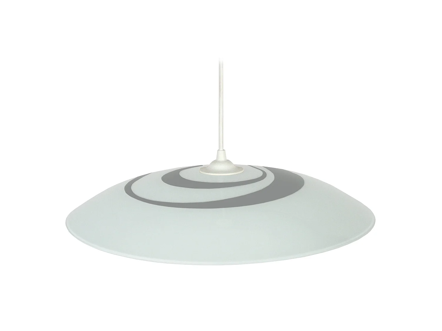 SERITONDO - Suspension dôme verre gris