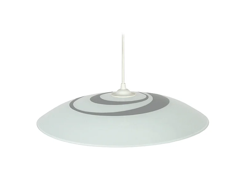 SERITONDO - Suspension dôme verre gris