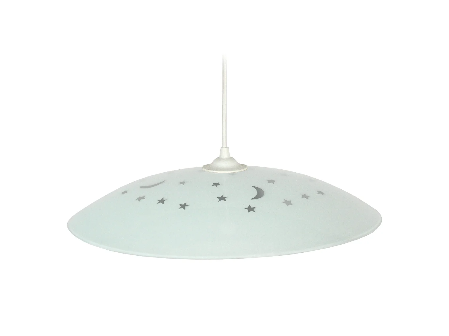 SERITONDO - Suspension dôme verre gris