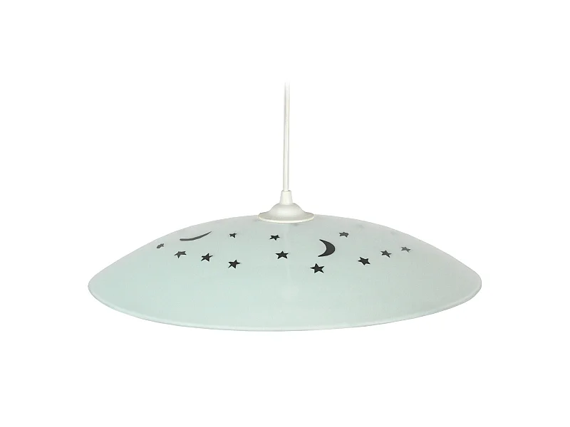 SERITONDO - Suspension dôme verre noir