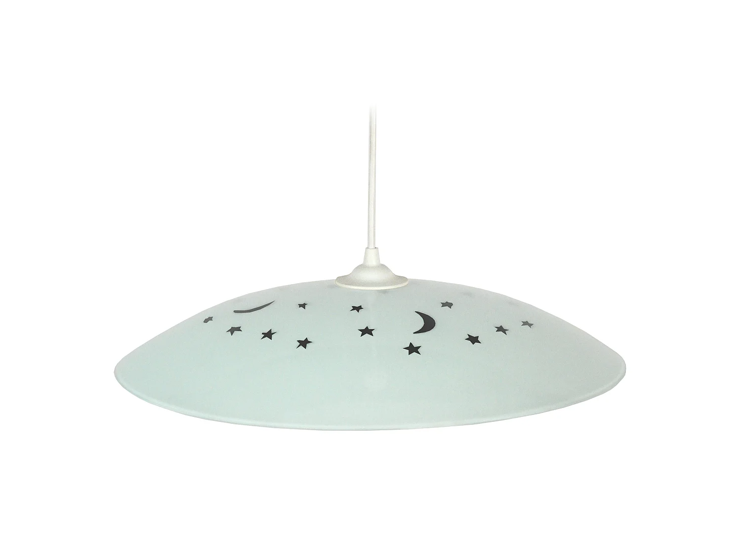 SERITONDO - Suspension dôme verre noir