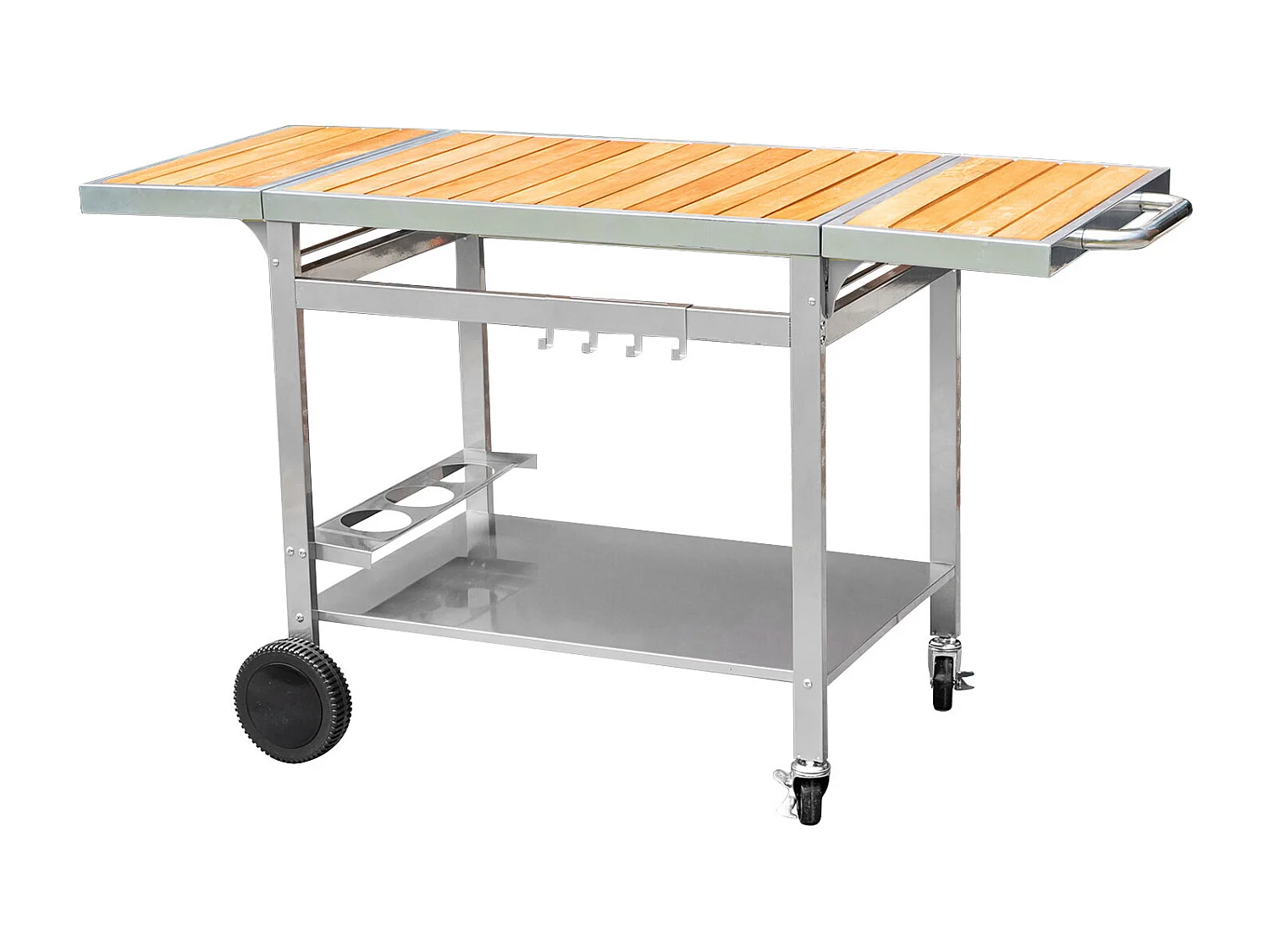 Desserte pour plancha en bois et métal GRANDI XL - COOK'IN GARDEN