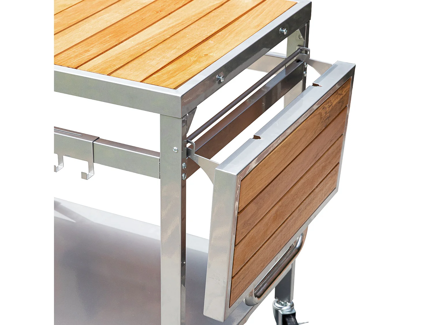 Desserte pour plancha en bois et métal GRANDI XL - COOK'IN GARDEN