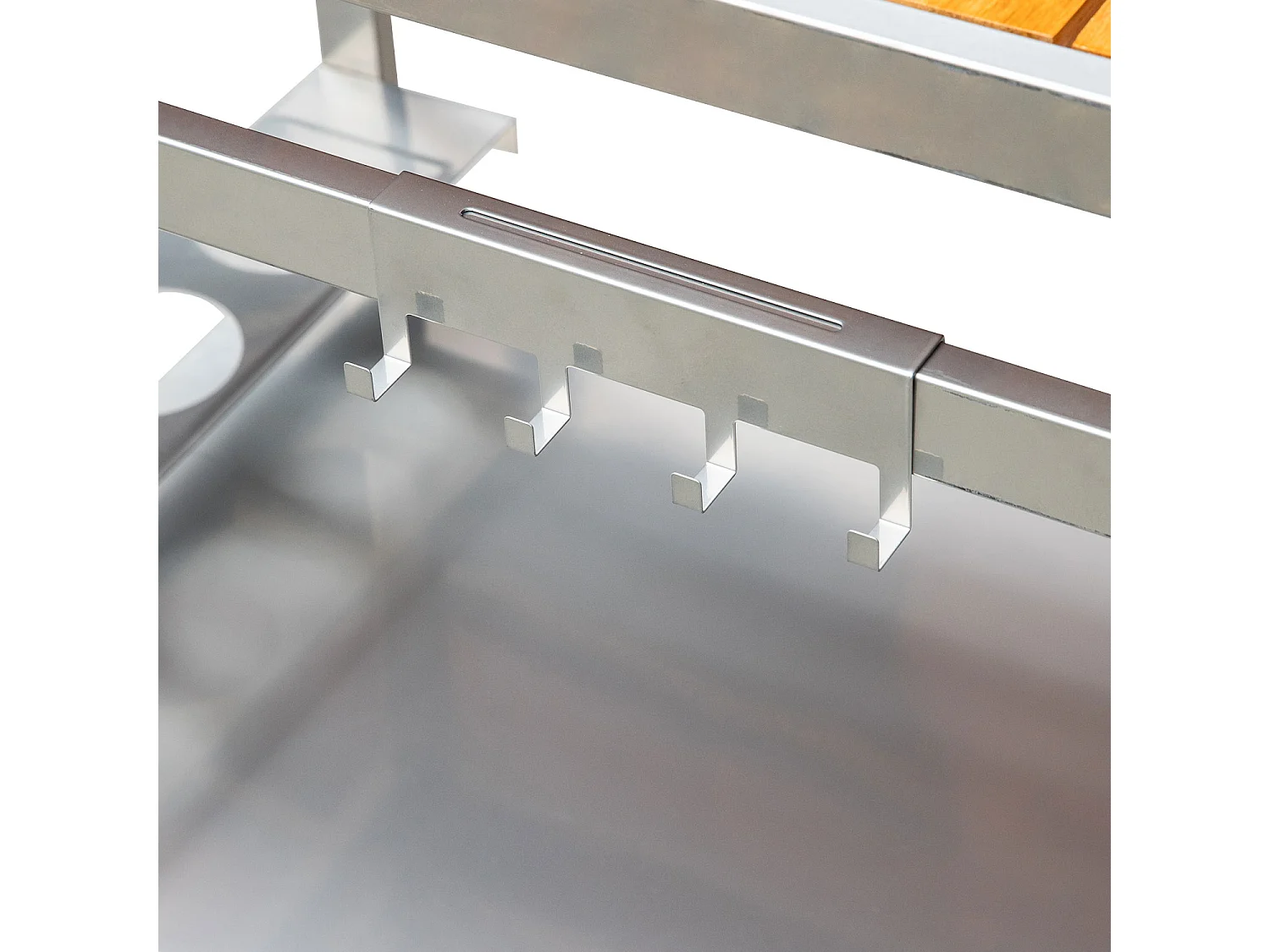 Desserte pour plancha en bois et métal GRANDI XL - COOK'IN GARDEN