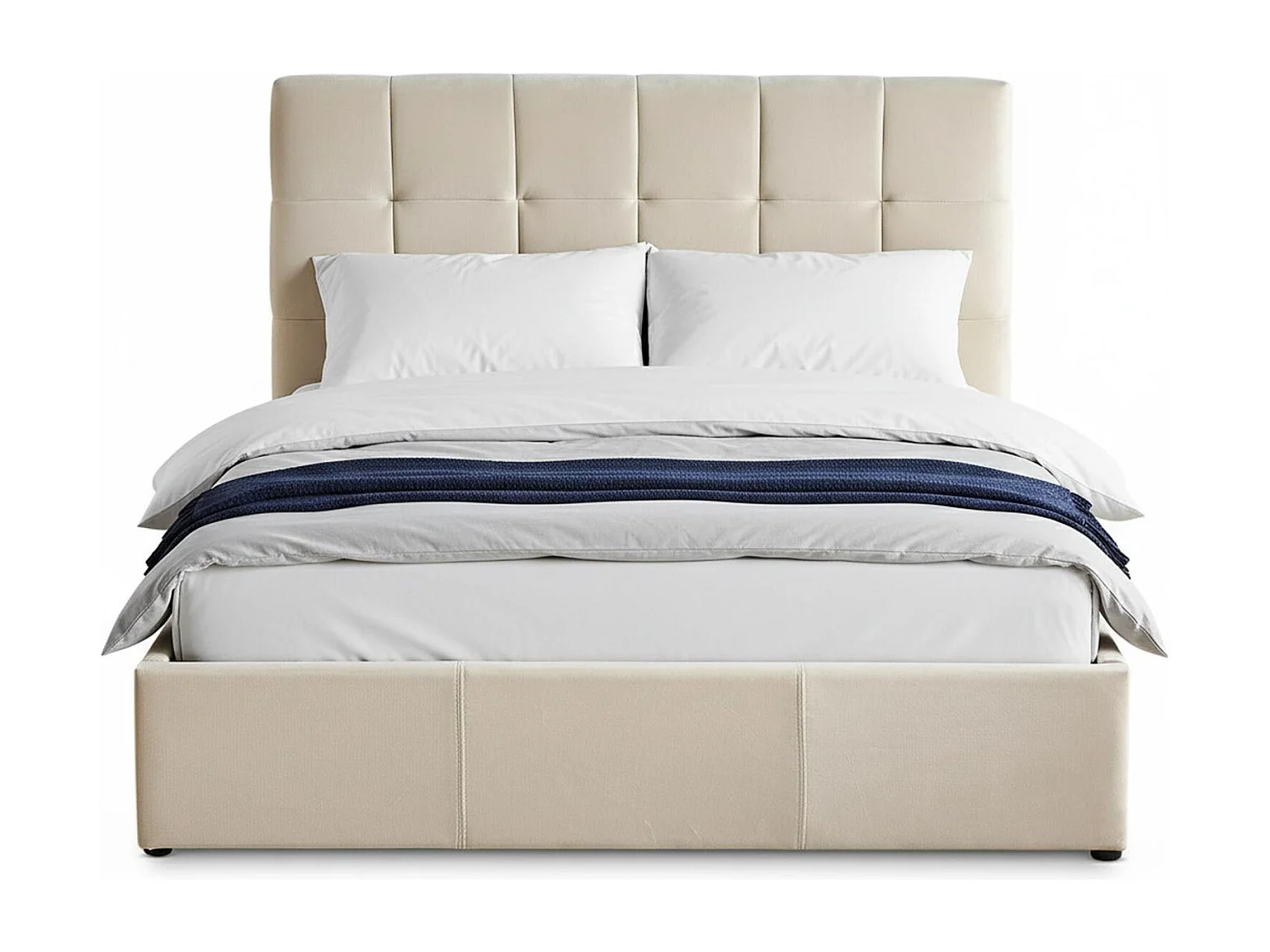 Lit Adulte Sommier Relevable "Birma" 140x190cm Beige