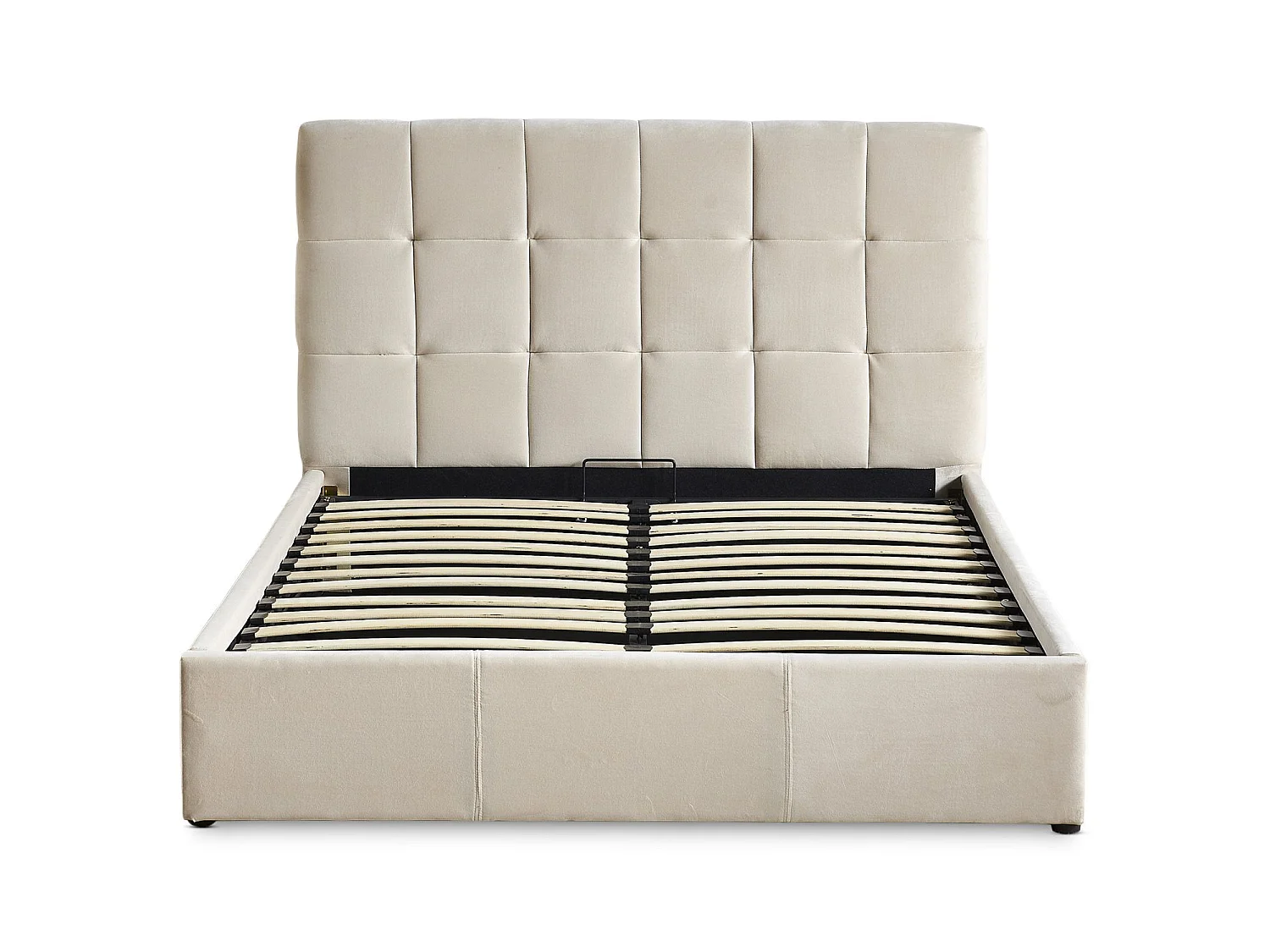 Lit Adulte Sommier Relevable "Birma" 140x190cm Beige