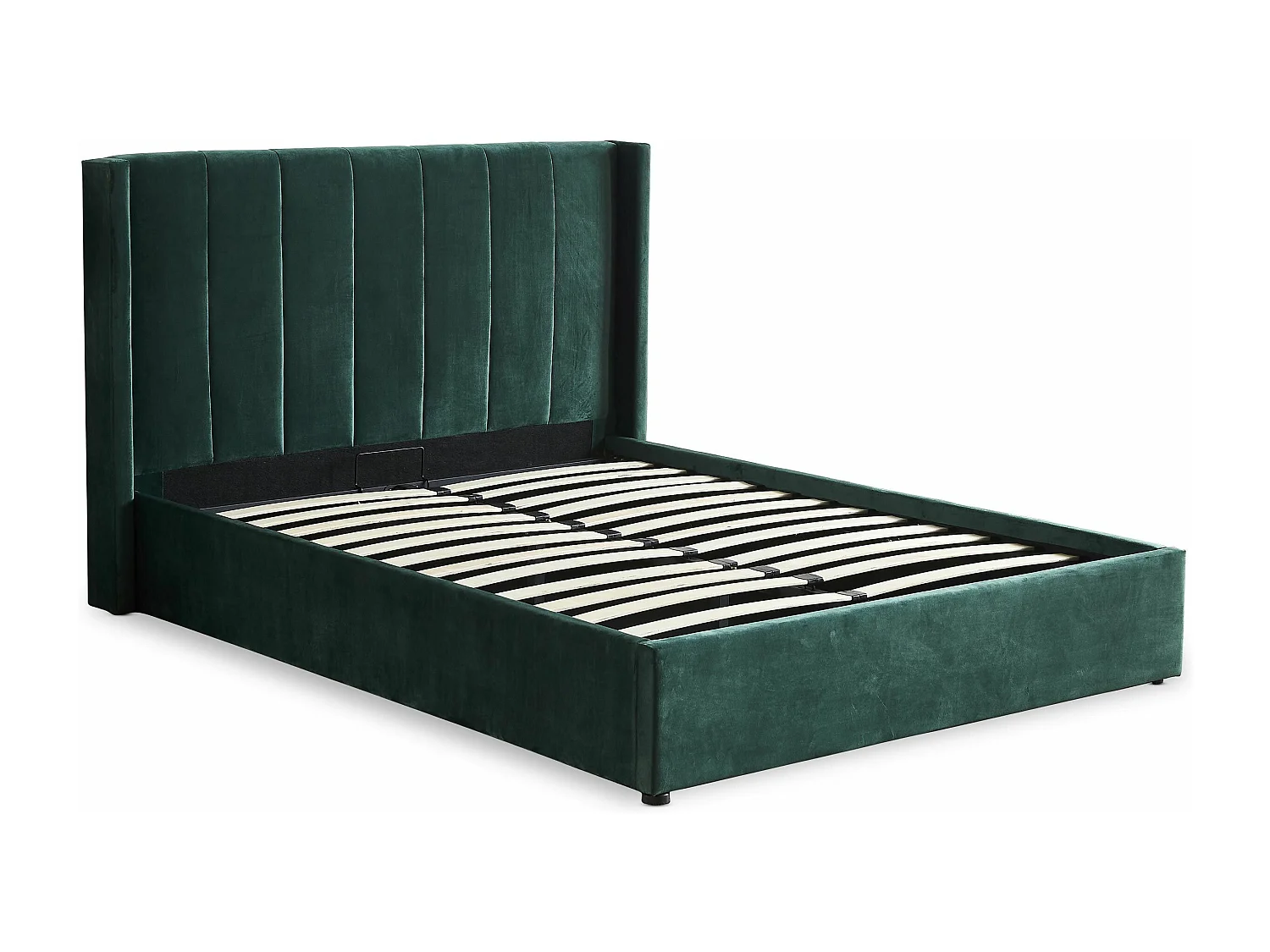 Lit Adulte Sommier Relevable "Fady" 140x190cm Vert