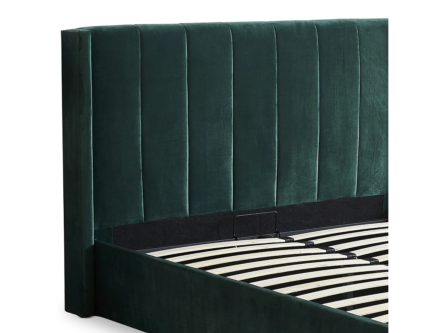 Lit Adulte Sommier Relevable "Fady" 140x190cm Vert