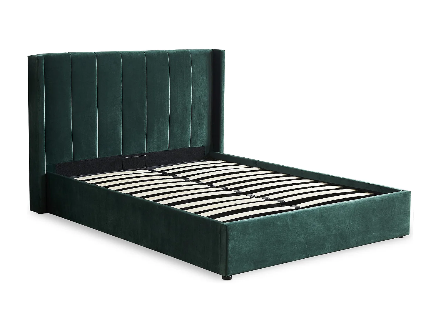Lit Adulte Sommier Relevable "Fady" 140x190cm Vert