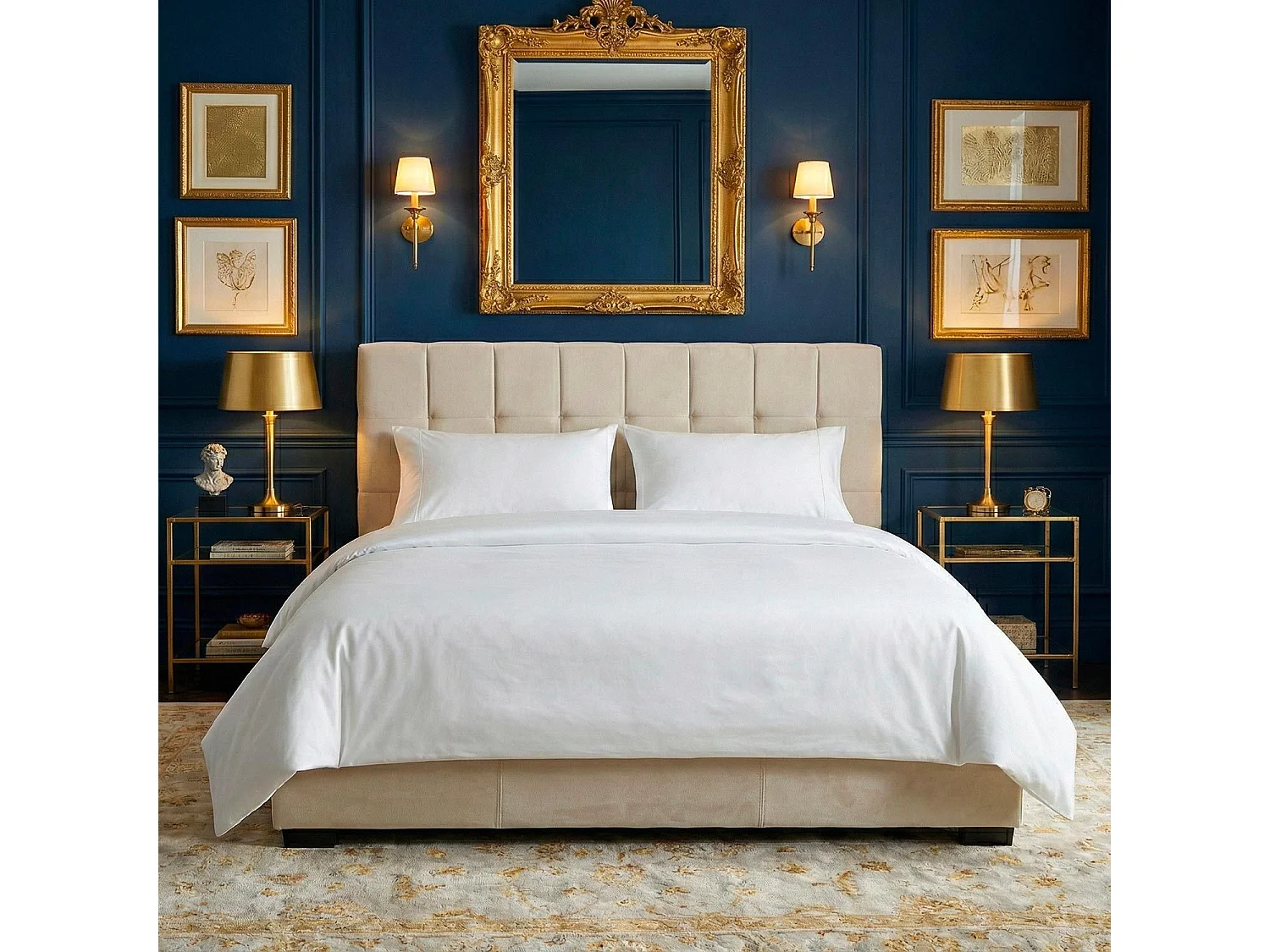 Lit Adulte Sommier Relevable "Birma" 180x200cm Beige