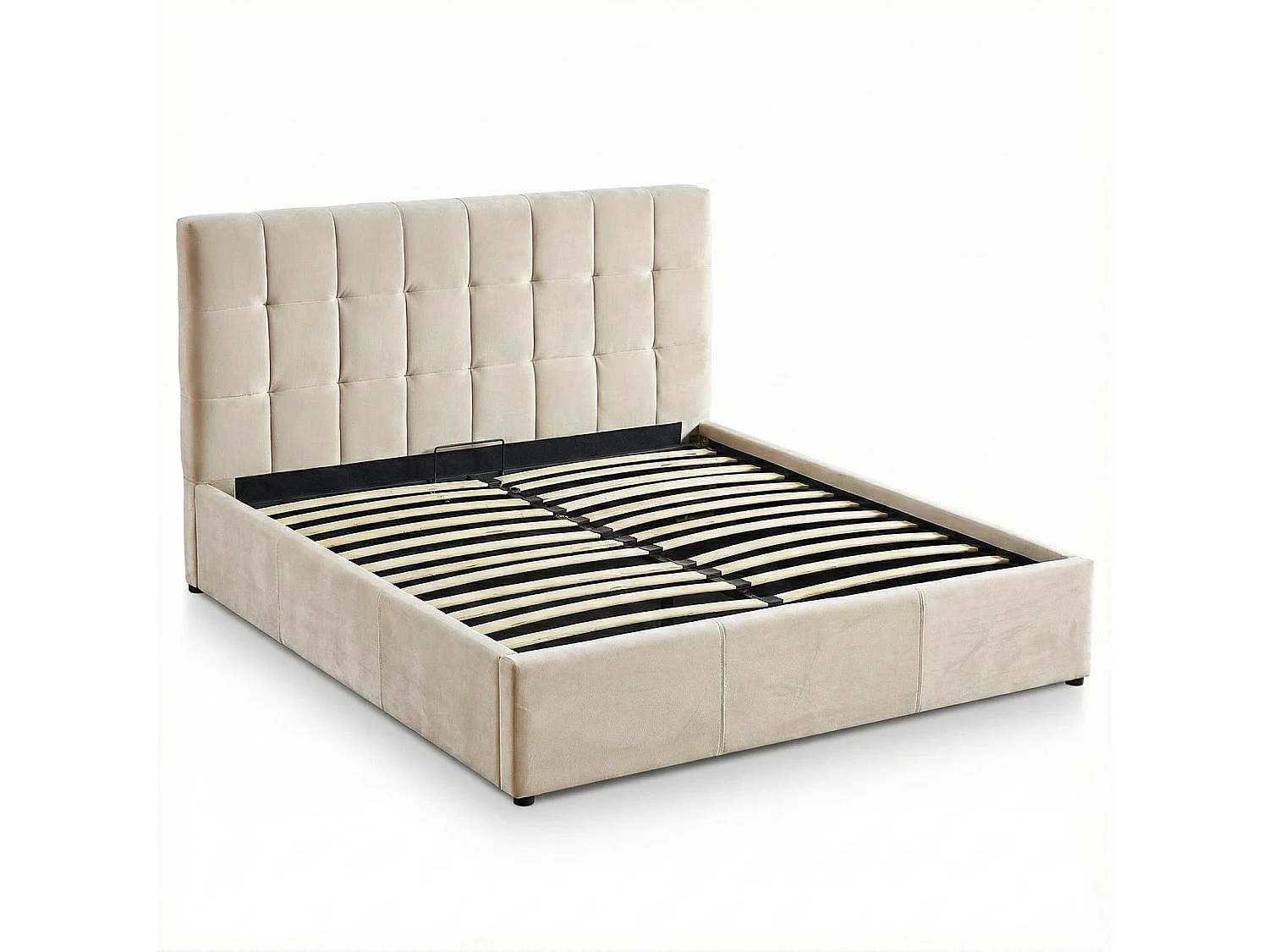 Lit Adulte Sommier Relevable "Birma" 180x200cm Beige