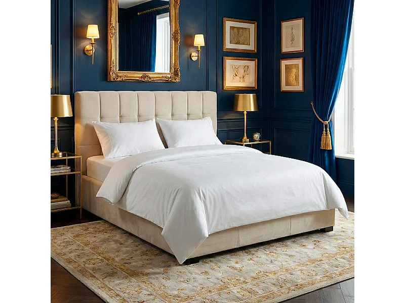 Lit Adulte Sommier Relevable "Birma" 180x200cm Beige