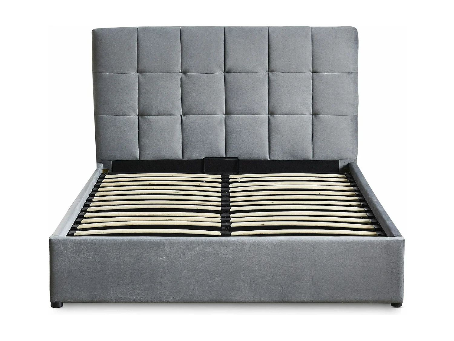 Lit Adulte Sommier Relevable "Birma" 180x200cm Argent