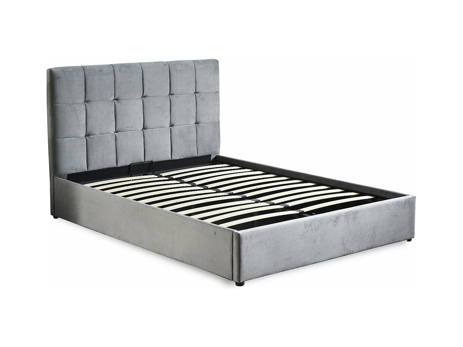 Lit Adulte Sommier Relevable "Birma" 180x200cm Argent