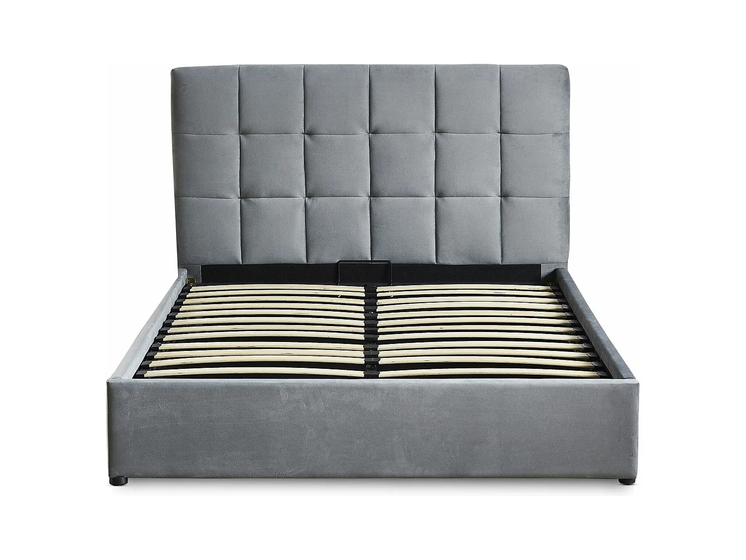 Lit Adulte Sommier Relevable "Birma" 180x200cm Argent