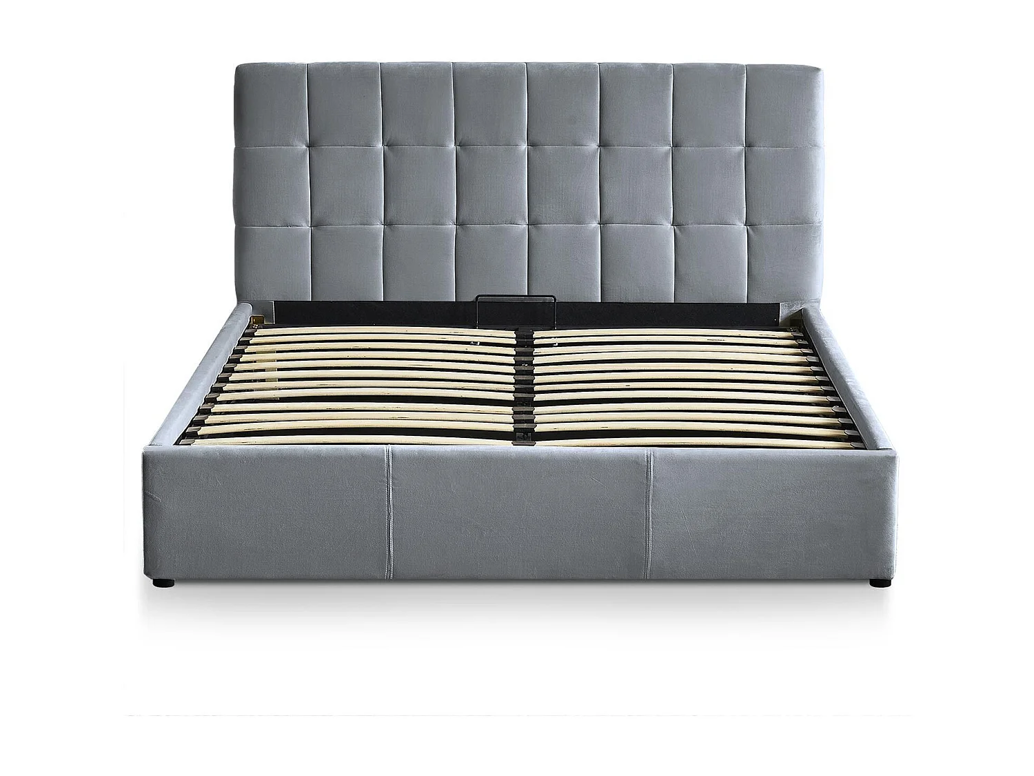 Lit Adulte Sommier Relevable "Birma" 180x200cm Argent