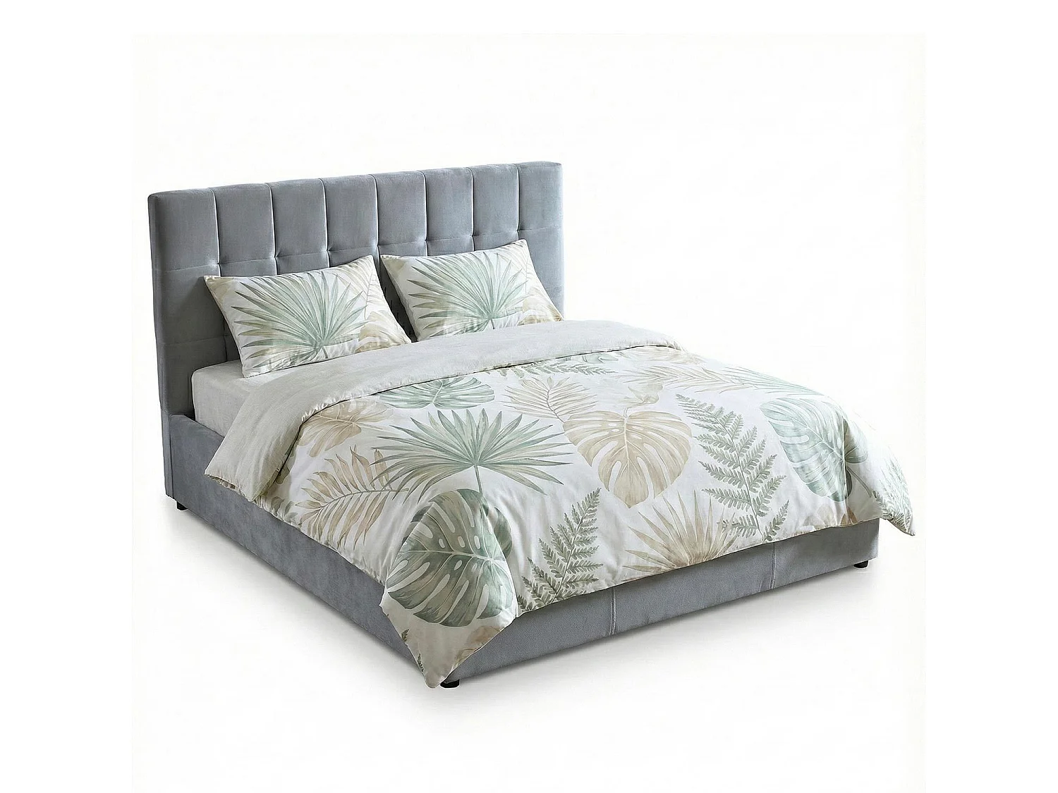 Lit Adulte Sommier Relevable "Birma" 180x200cm Argent