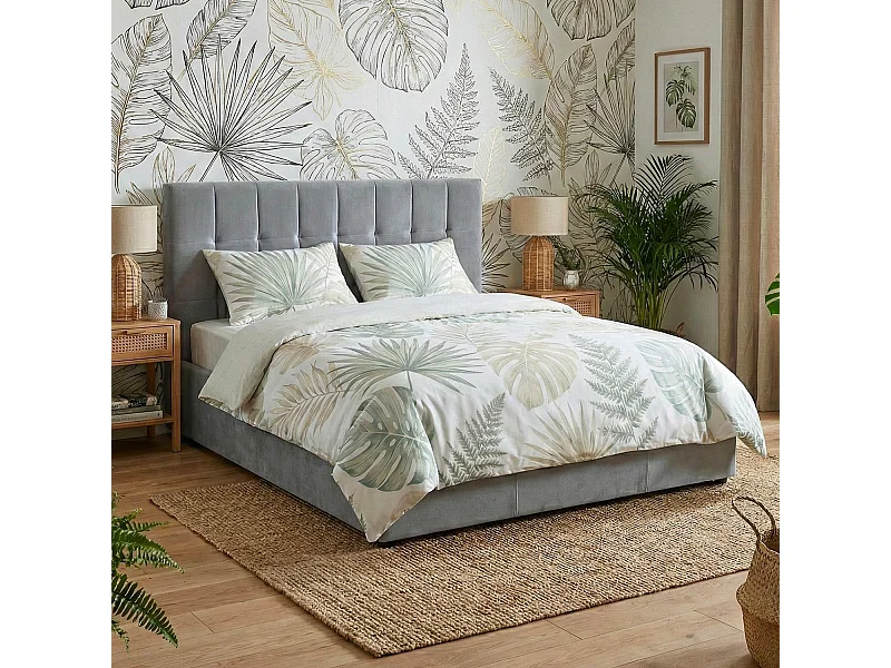 Lit Adulte Sommier Relevable "Birma" 180x200cm Argent