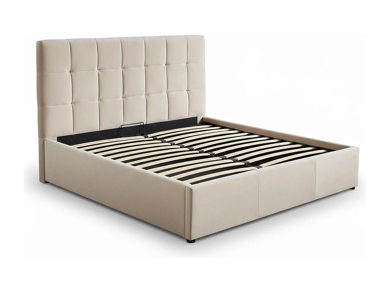 Lit Adulte Sommier Relevable "Birma" 160x200cm Beige