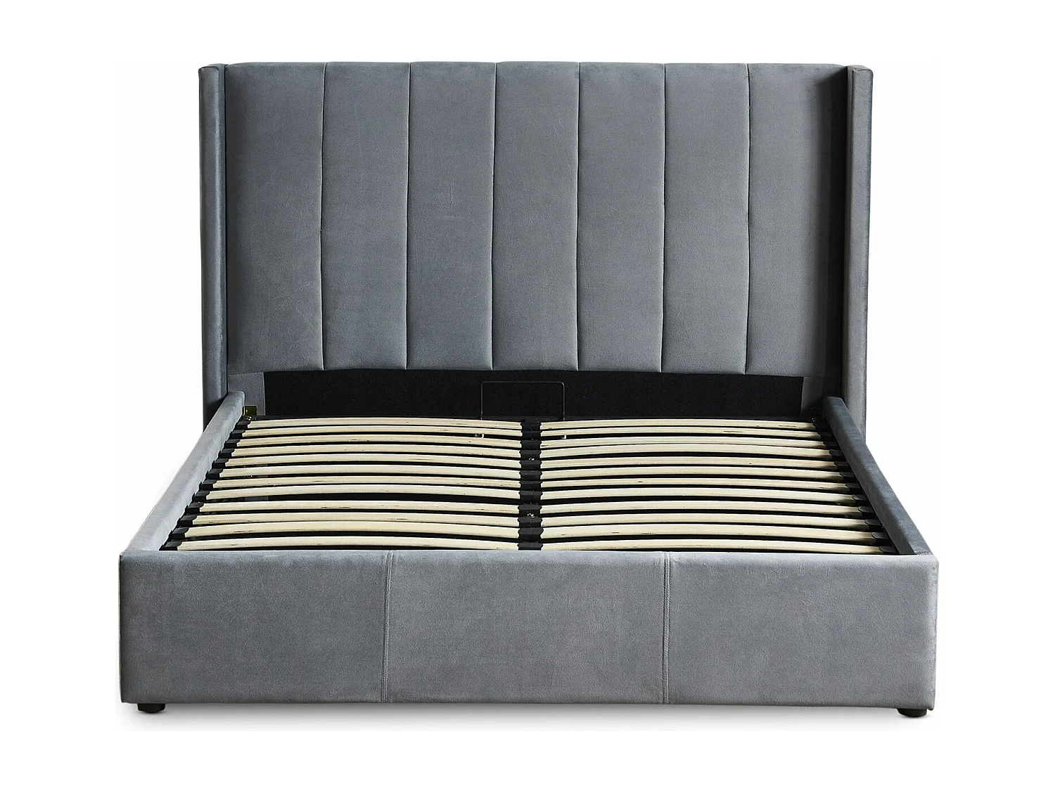 Lit Adulte Sommier Relevable "Fady" 180x200cm Gris