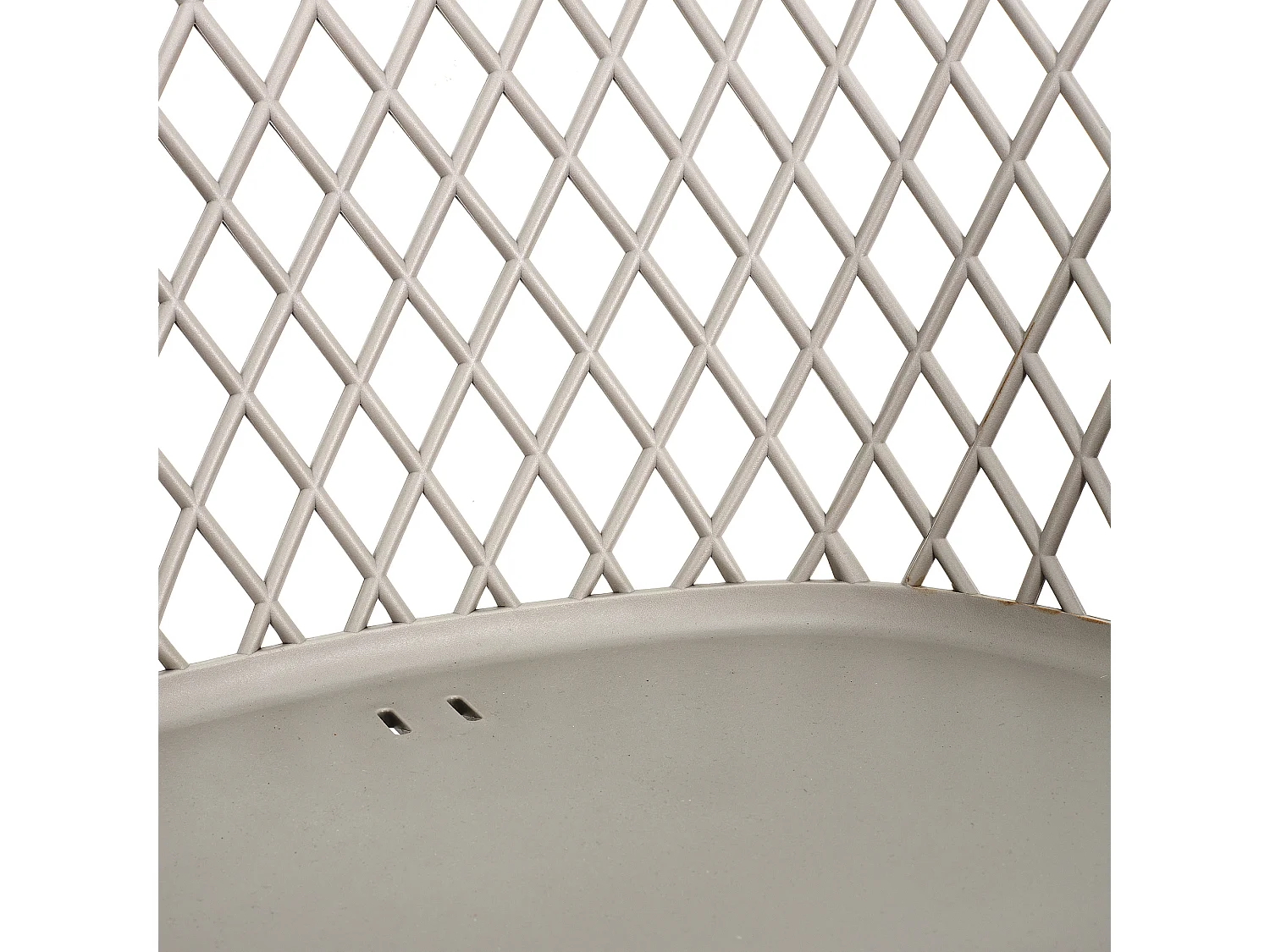 Fauteuil Exterieur Malaga Taupe - Lot De 4 Gris