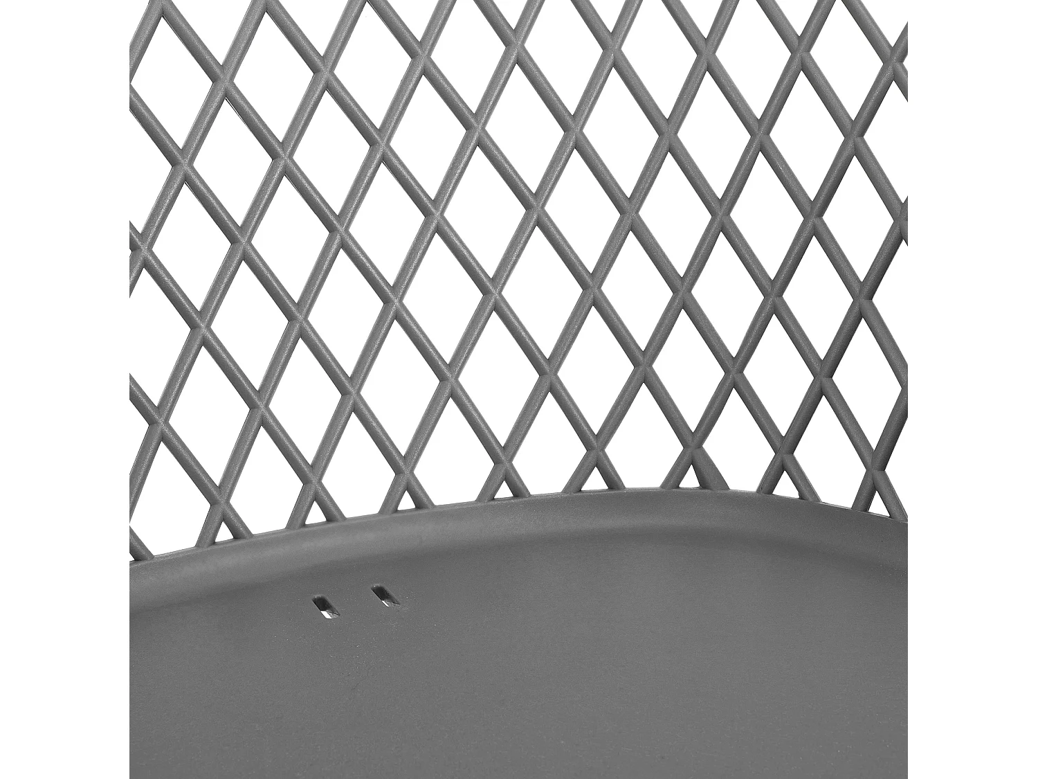 Fauteuil Exterieur Malaga Gris - Lot De 4 Gris