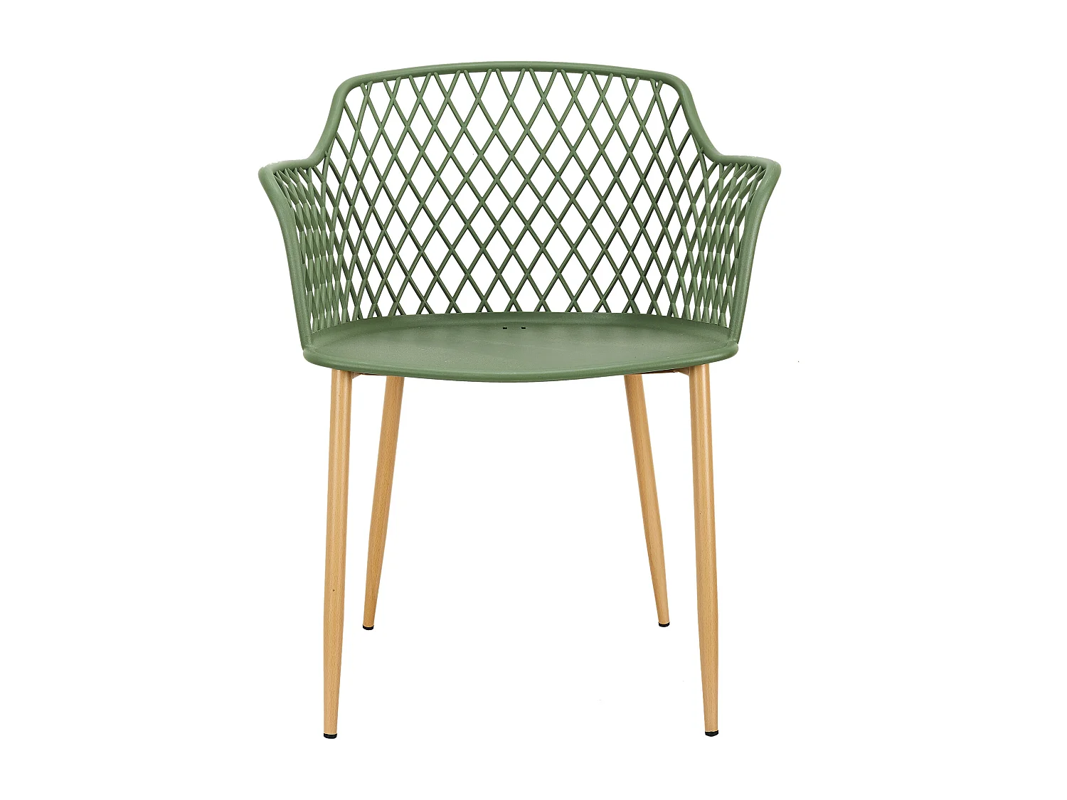Fauteuil Exterieur Malaga Vert - Lot De 4 Vert