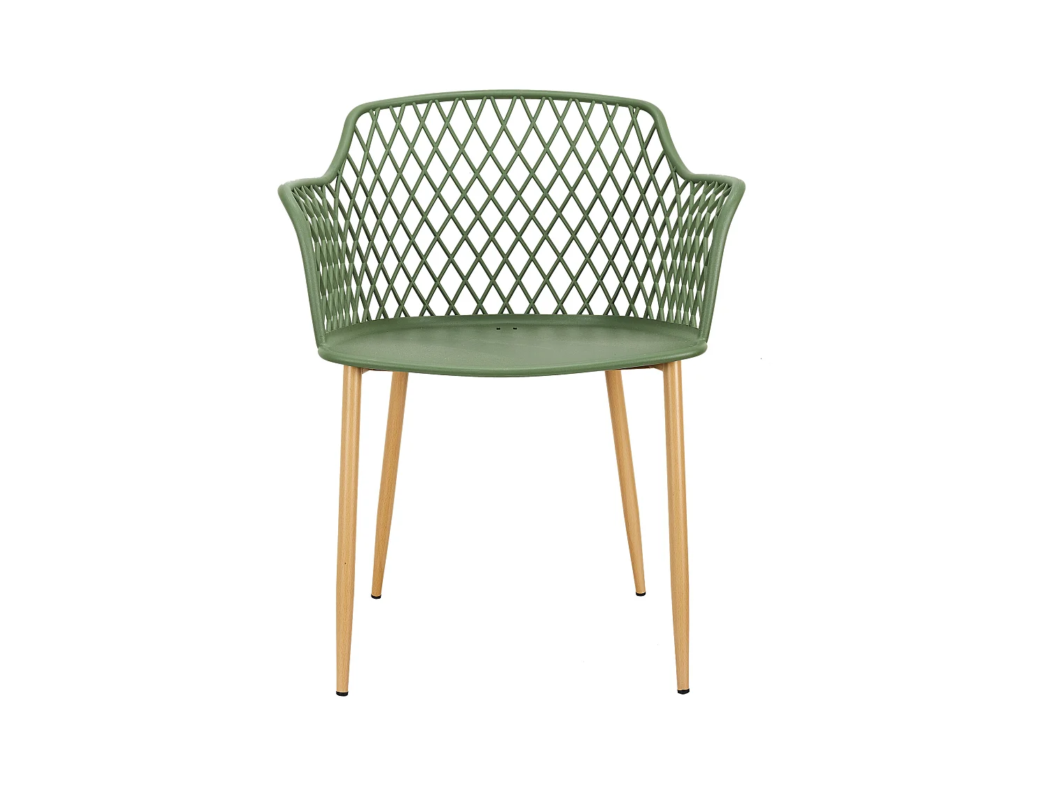 Fauteuil Exterieur Malaga Vert - Lot De 4 Vert
