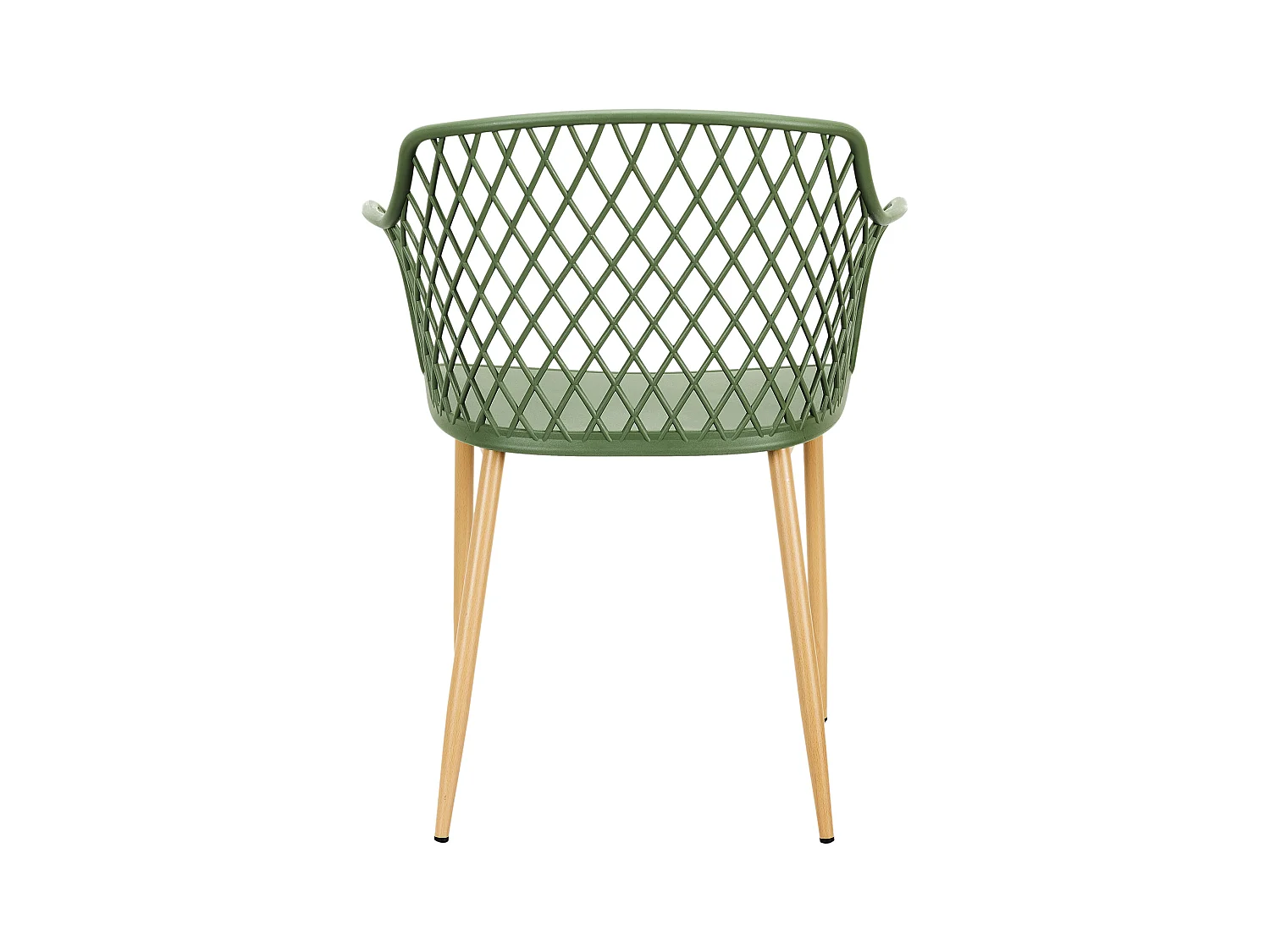 Fauteuil Exterieur Malaga Vert - Lot De 4 Vert