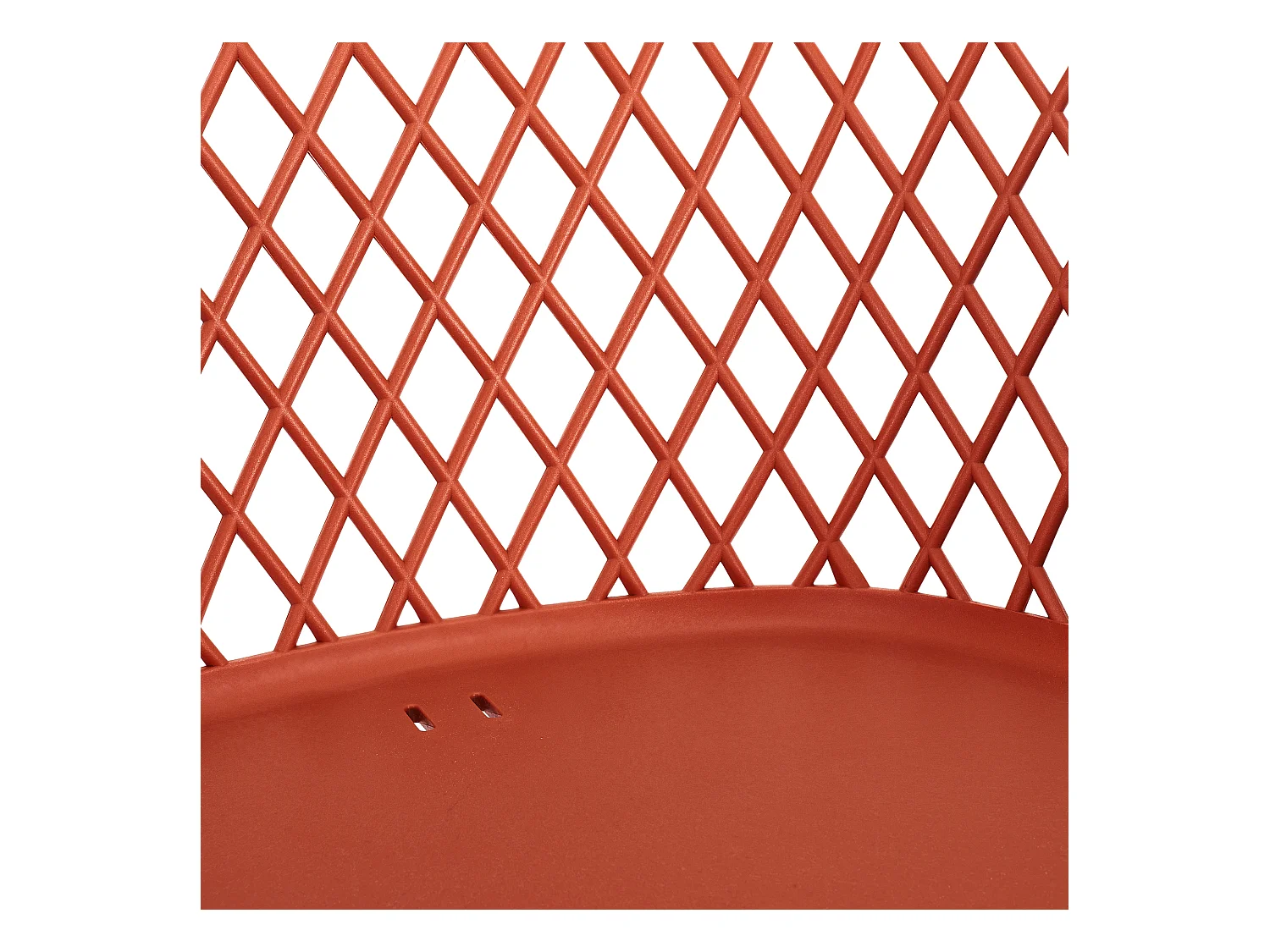 Fauteuil Exterieur Malaga Terracotta - Lot De 4 Orange