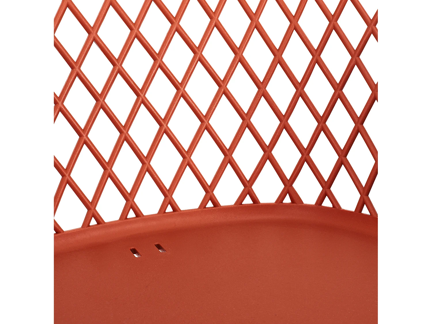 Fauteuil Exterieur Malaga Terracotta - Lot De 4 Orange