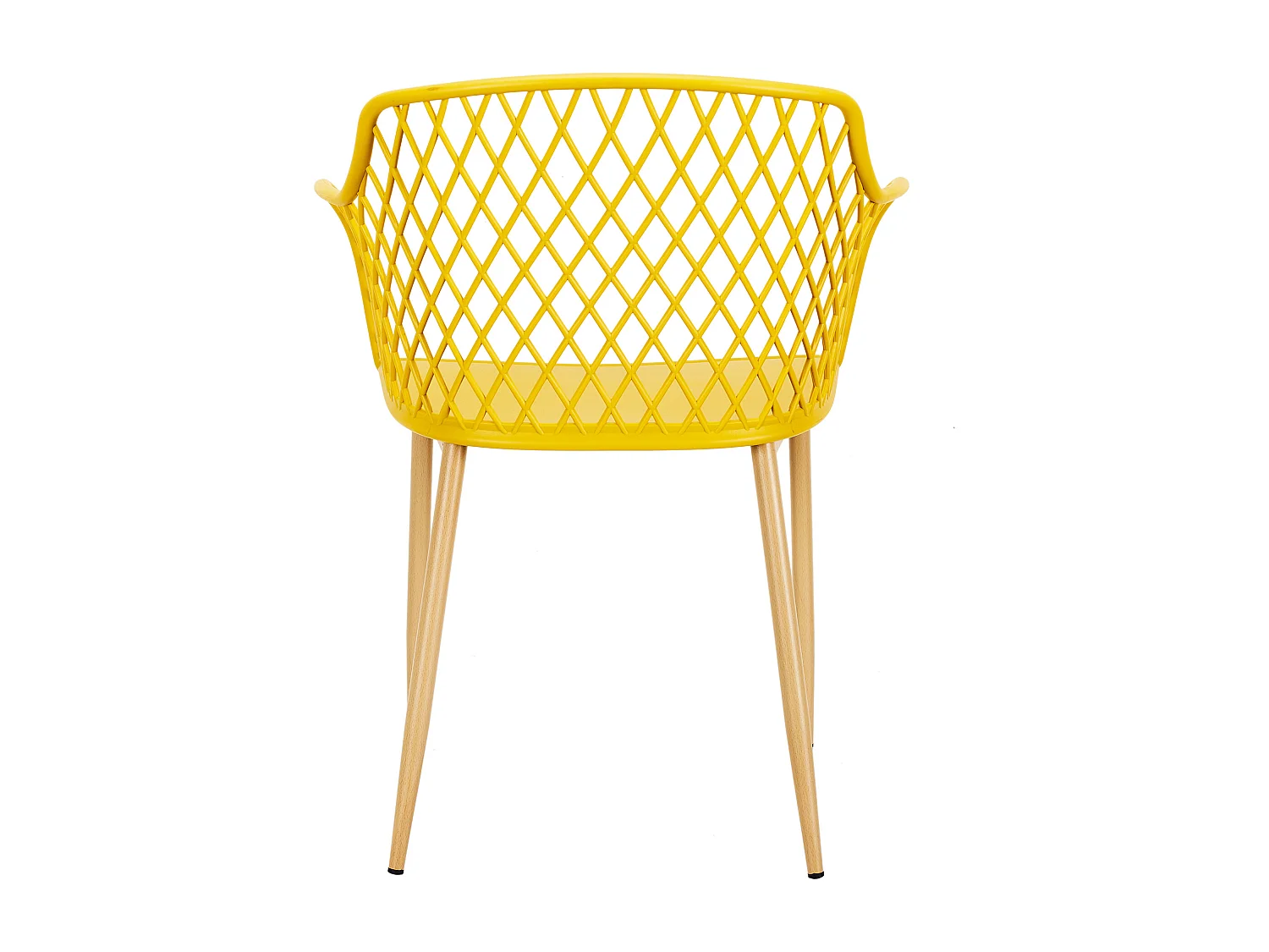 Fauteuil Exterieur Malaga Jaune - Lot De 4 Jaune