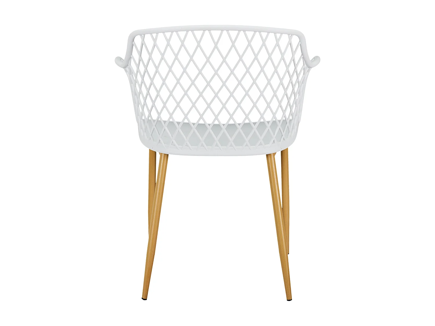 Fauteuil Exterieur Malaga Blanc - Lot De 4 Blanc