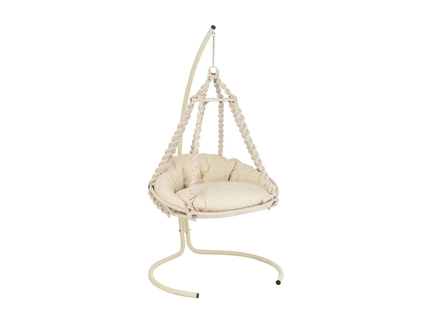 Fauteuil Suspendu & Coussin "Octopus" 230cm Blanc