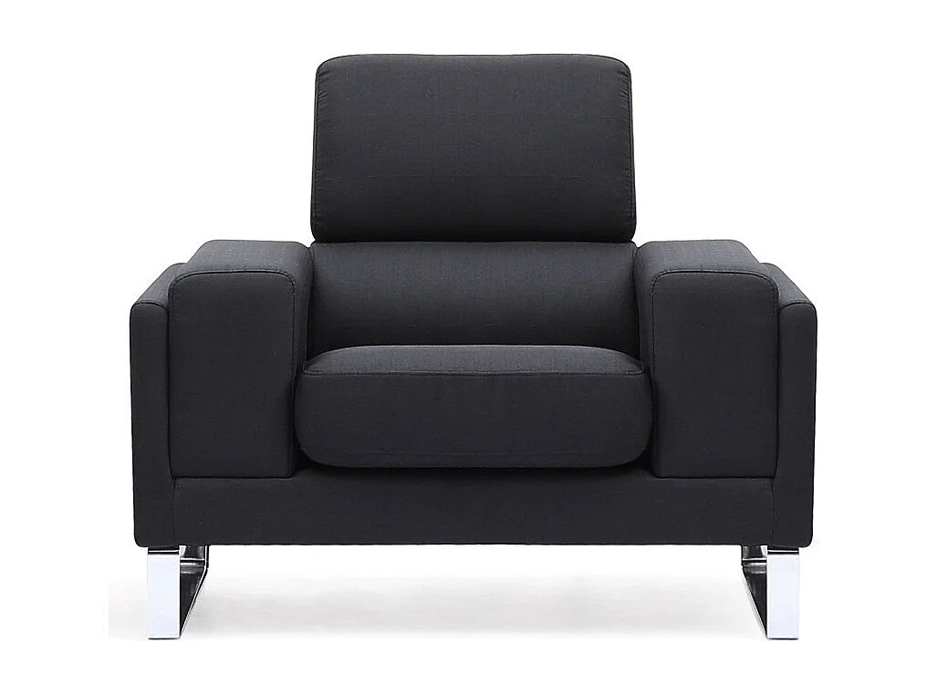 Fauteuil Barth Tissu Noir