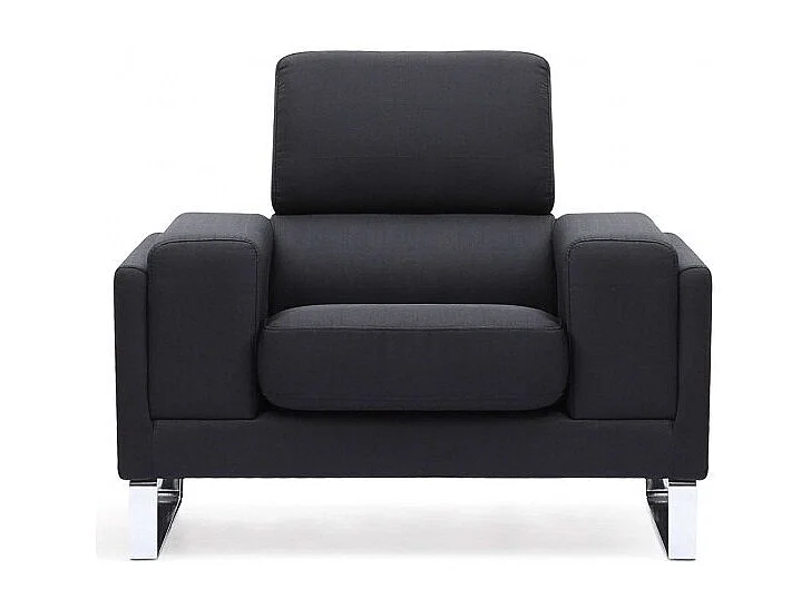 Fauteuil Barth Tissu Noir