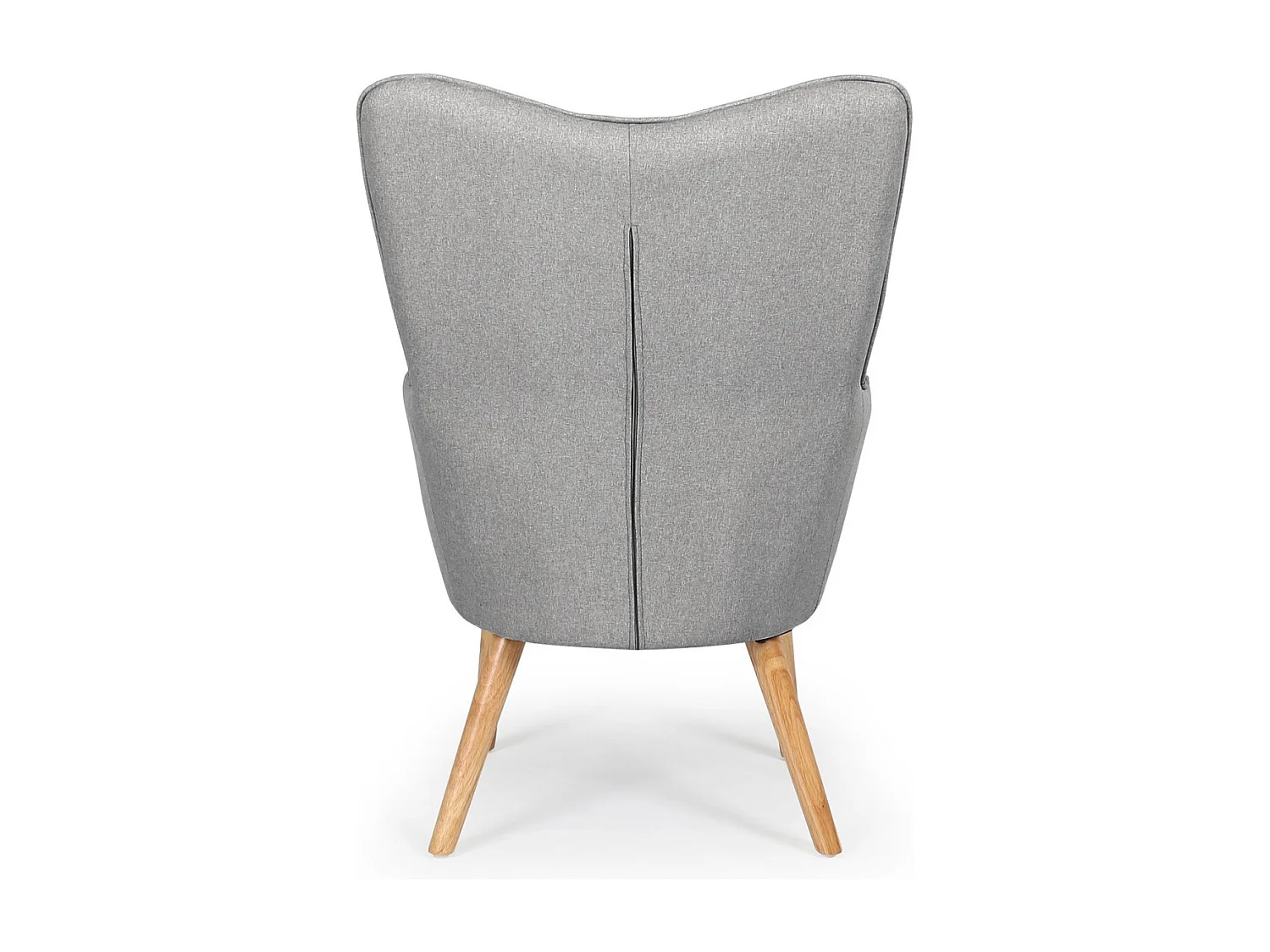 Fauteuil Scandinave "Aimee" 67cm Gris Clair