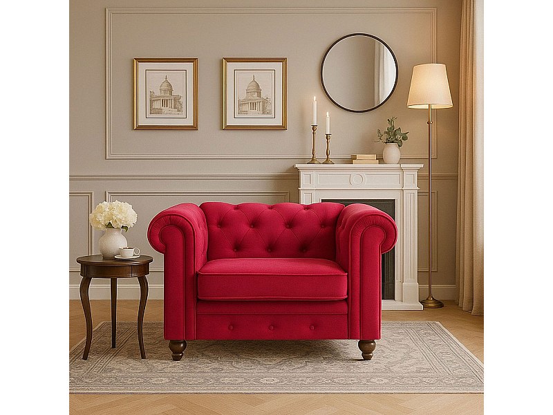 Fauteuil Design Velours 