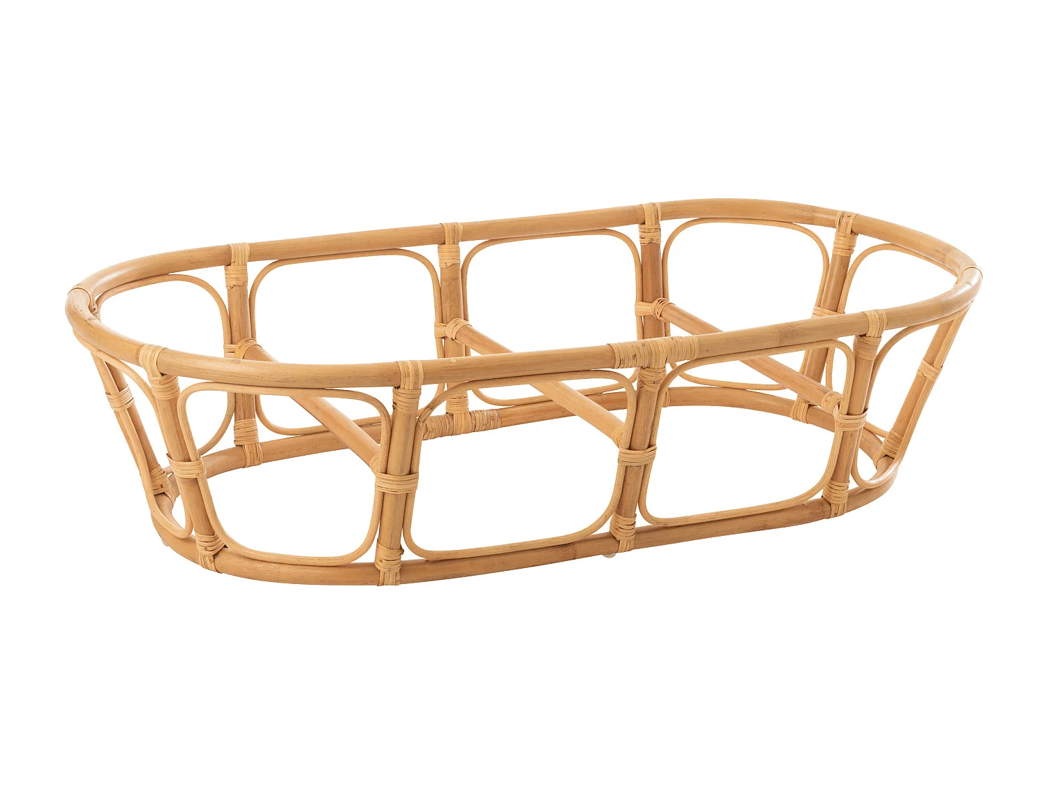 Fauteuil & Coussin en Rotin "Roni" 179cm Naturel