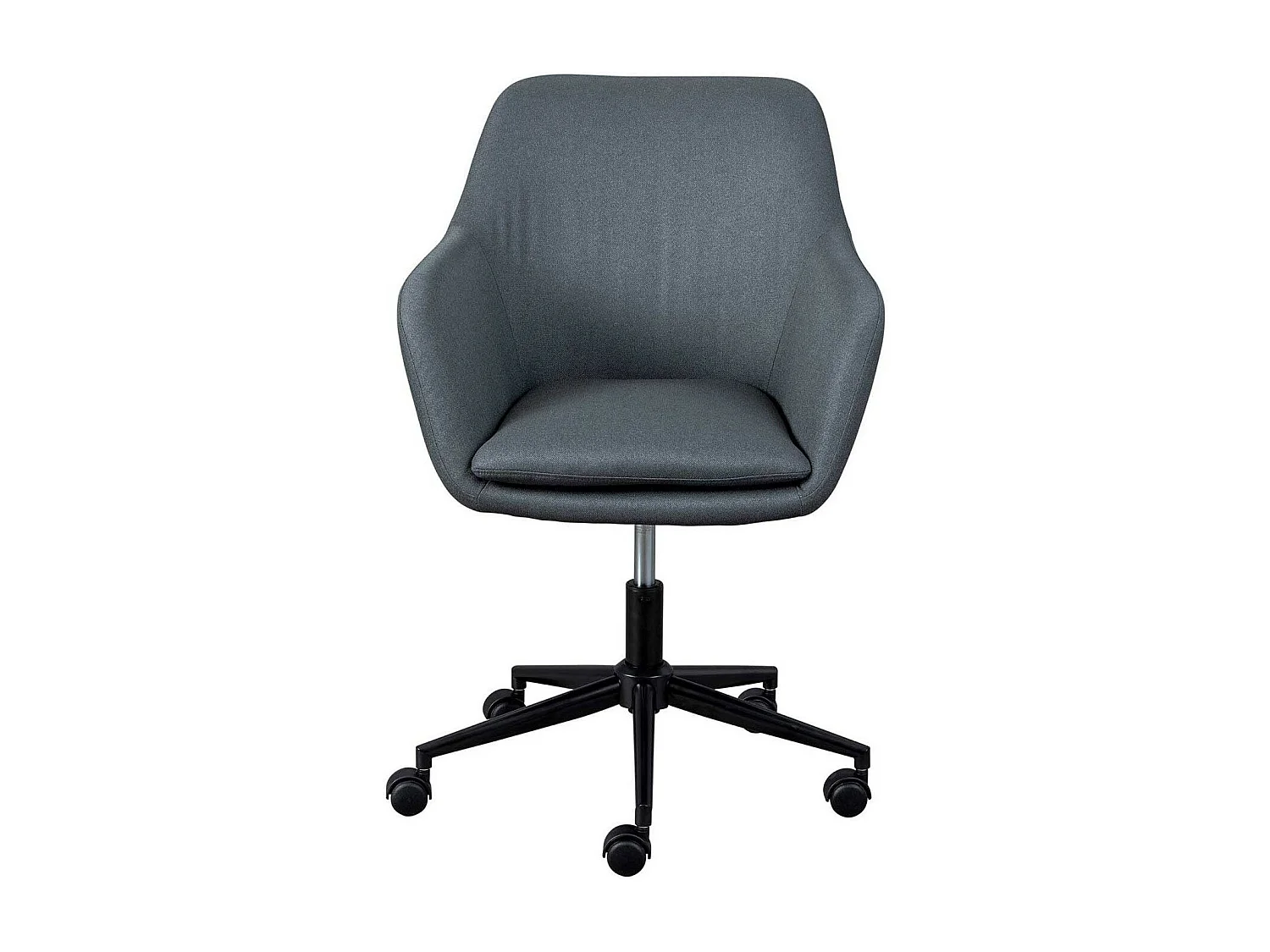 Verstelbare bureaustoel Zenit grijze stof
