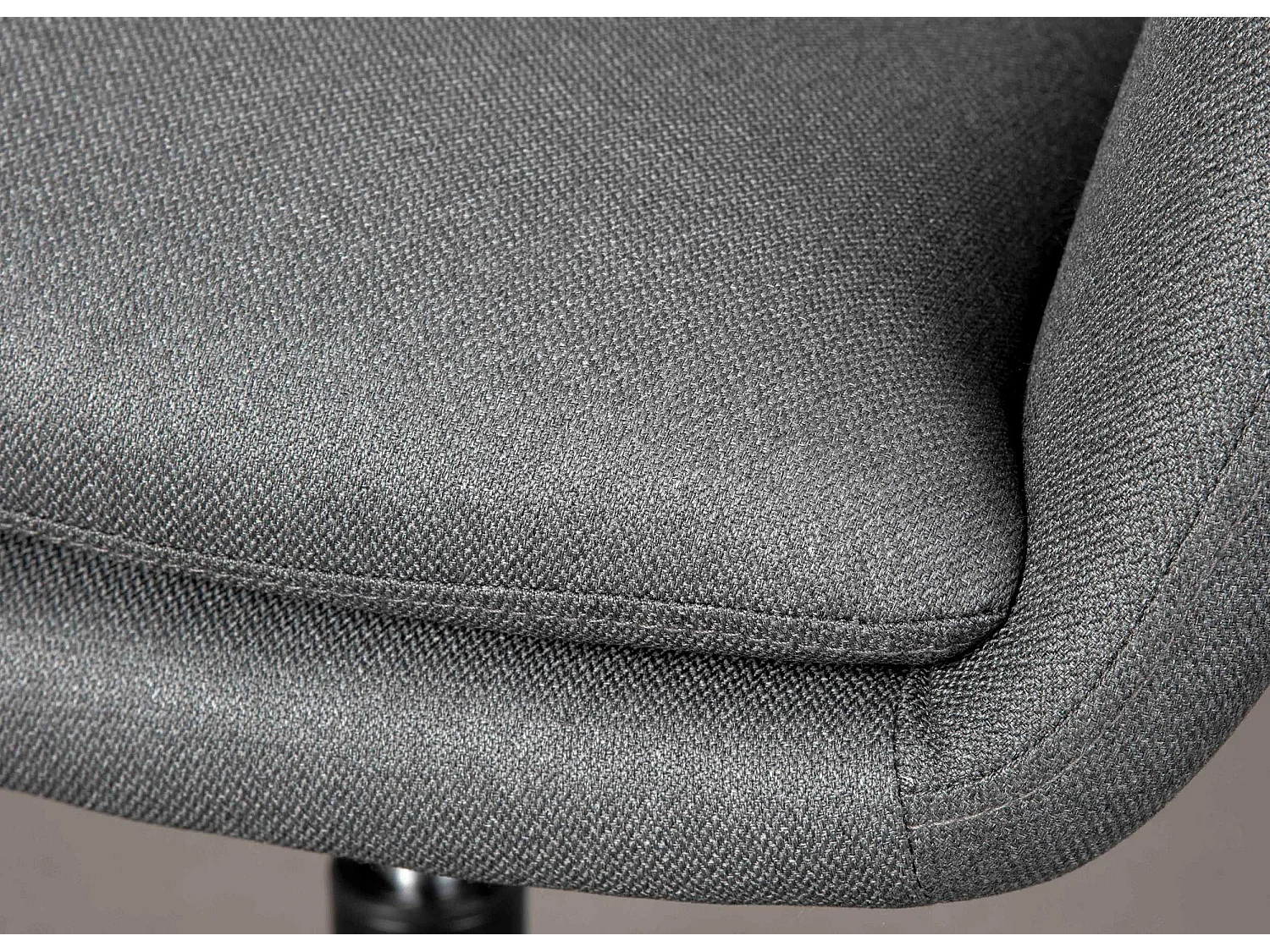 Verstelbare bureaustoel Zenit grijze stof